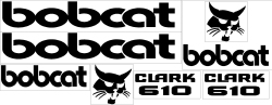 bobcat clark 530 610 825 complete sticker kit 