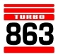 bobcat 863 turbo sticker kit